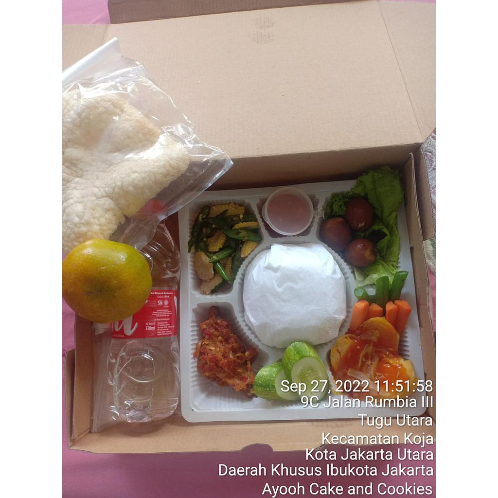 Nasi Paket lengkap Ayooh Cake n Cookies