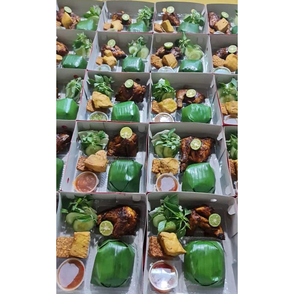 Paket Nasi Ayam Bakar/Goreng (Nasi Box)