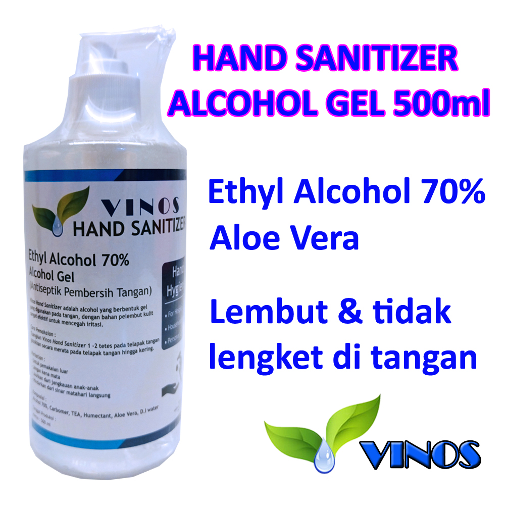 HAND SANITIZER ALCOHOL GEL 500 ML