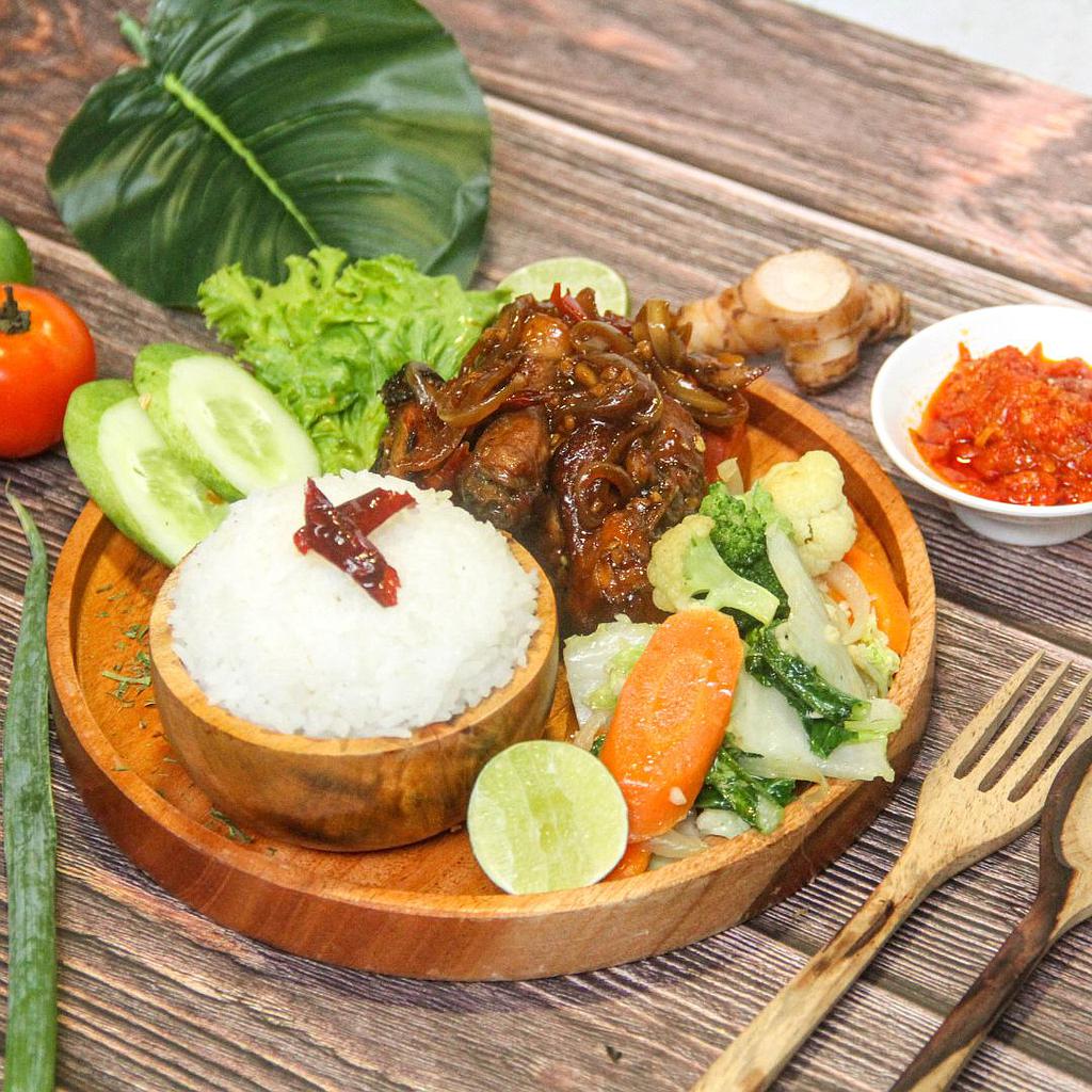 Paket Nasi Ayam Goreng Mentega