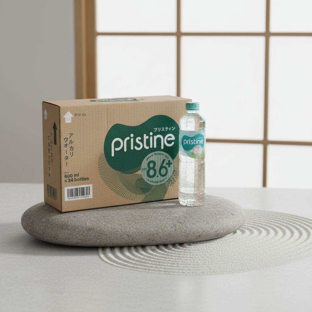 Pristine botol 600ml x 24 pcs/dus