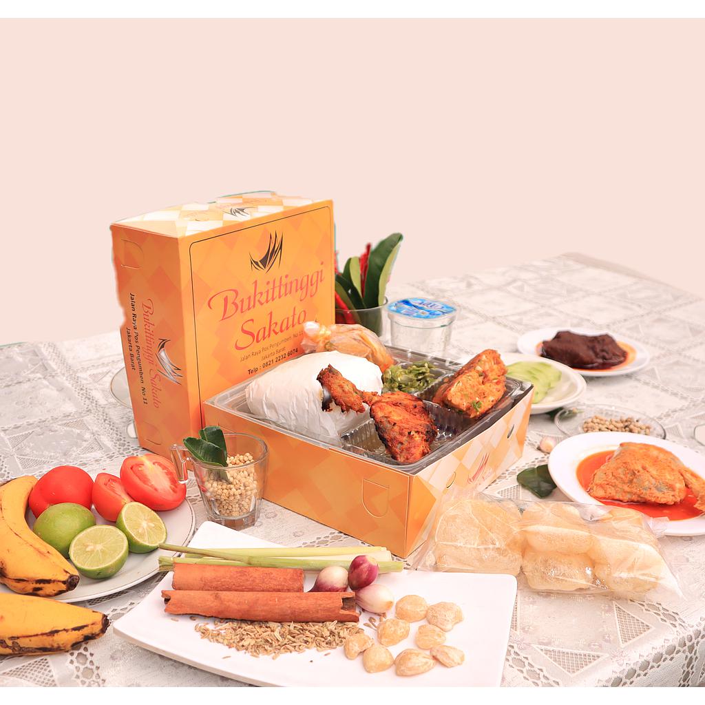 Paket Nasi Box "Bukittinggi Sakato"