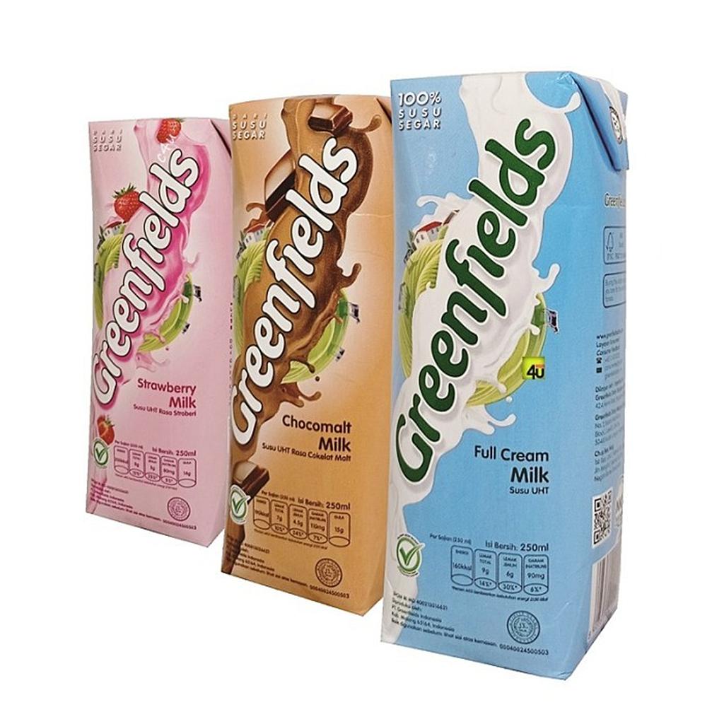 SUSU GREENFIELD UHT 250 ML