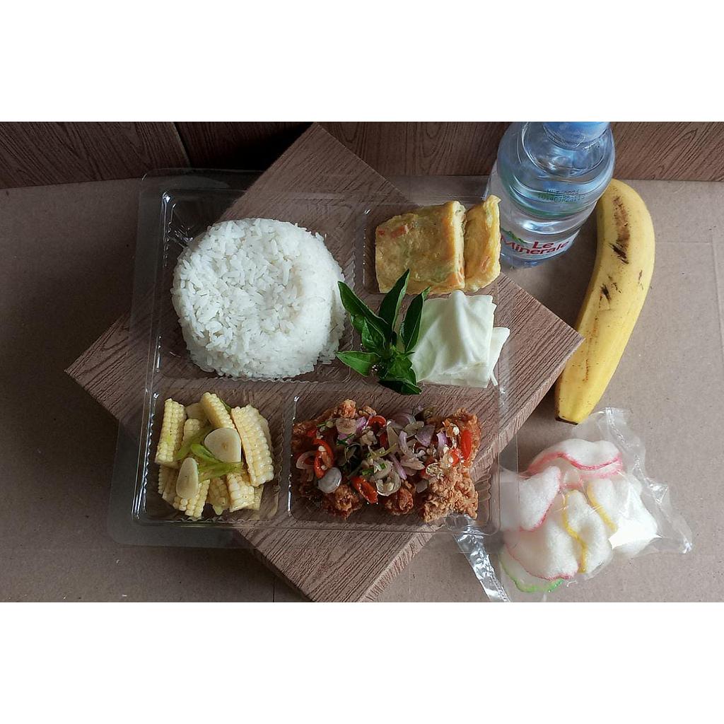 Paket Lunch Box - Ayam Sambal Matah (Wuenak Nan) :