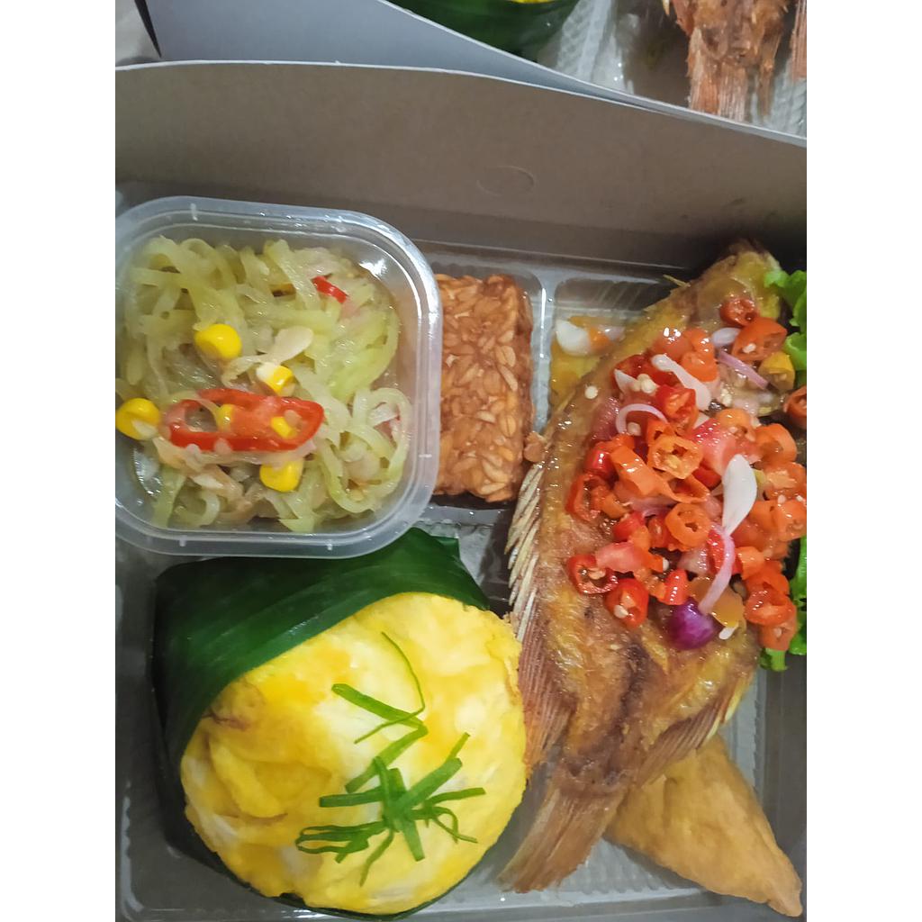 Nasi Ikan Nila Sambal Dabu-Dabu