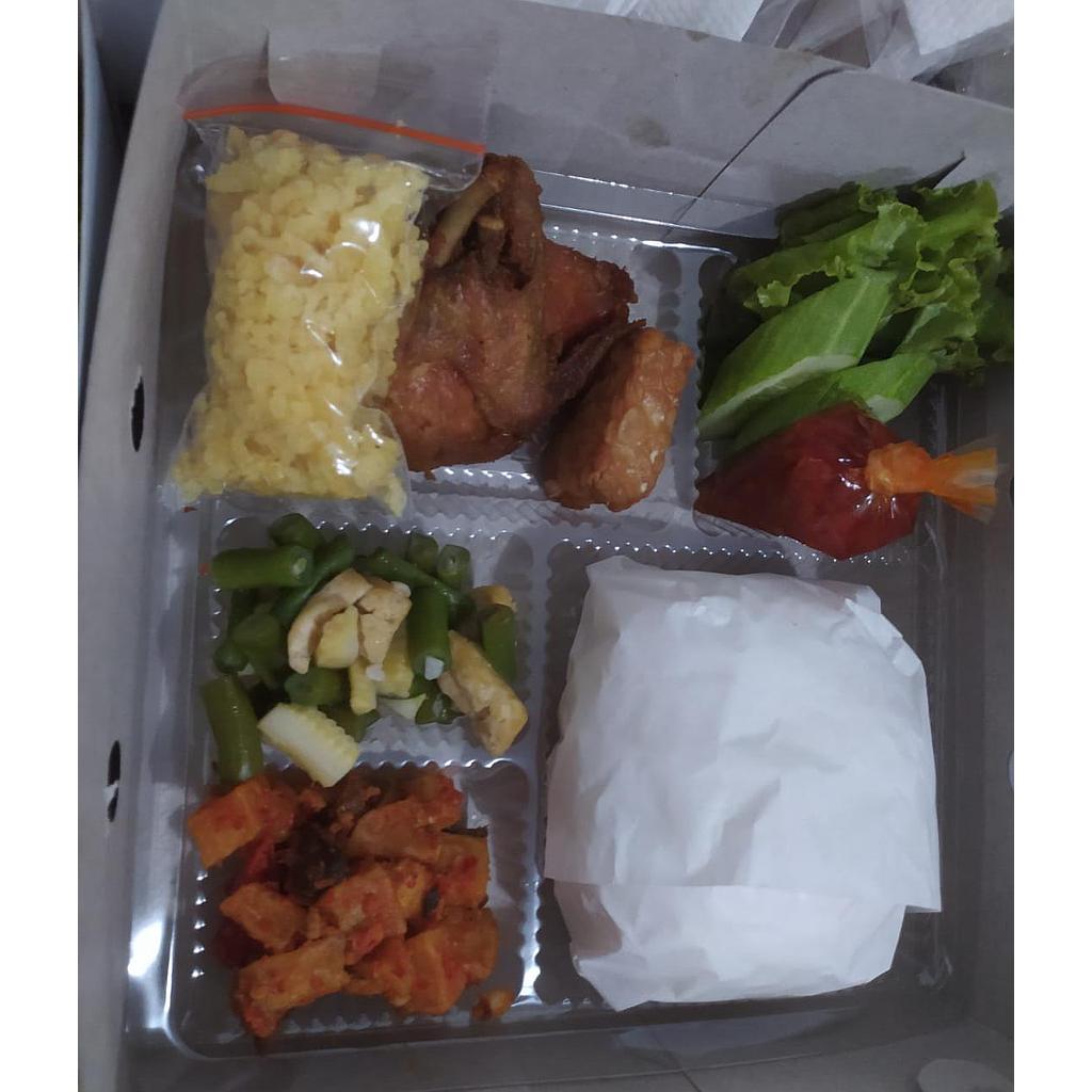 Paket nasi ayam bakar bumbu rujak_kemangi Catering