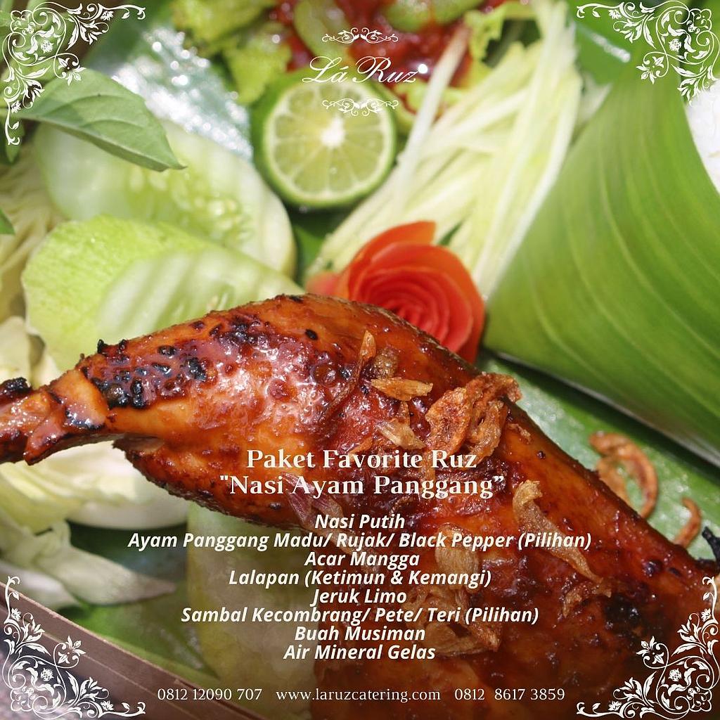 Paket Nasi Box Ayam Panggang + Snack Box