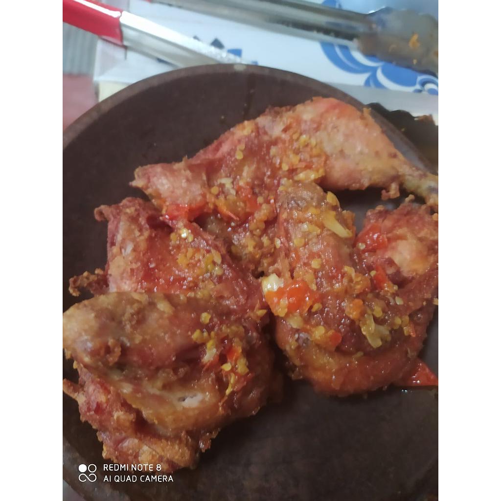 paket nasi ayam goreng sambel  geprek _ kemangi Catering