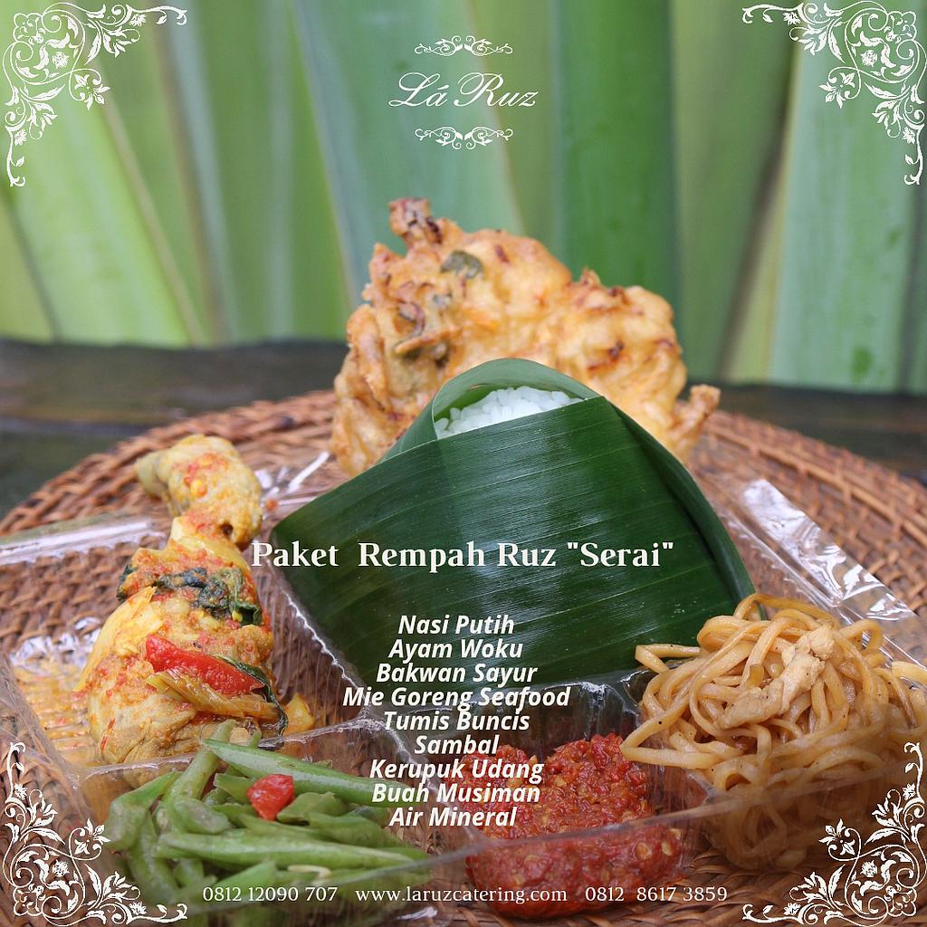 Paket Nasi Box Serai + Snack Box