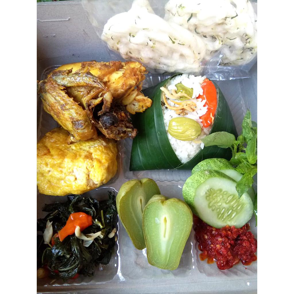 Dapoer Yasmin-Nasi Box Paket 2 (Liwet Sunda)