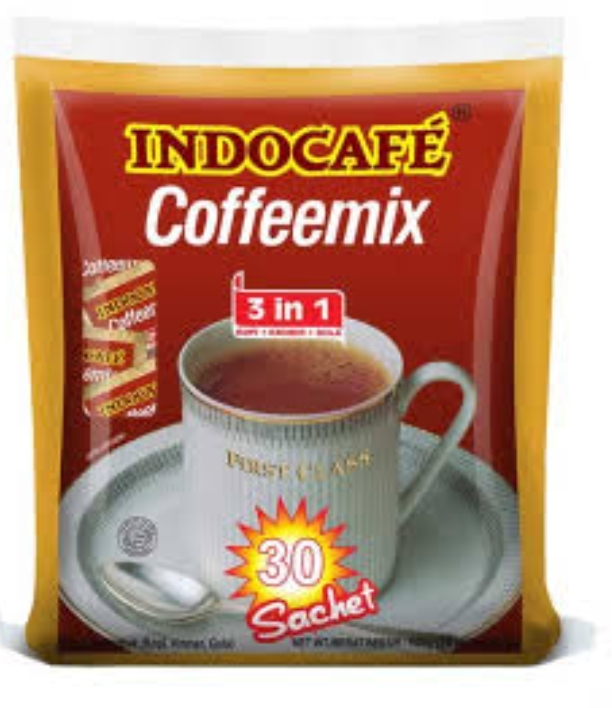 Kopi Kemasan Instan / Indocafe Coffeemix 3 in 1 isi 30