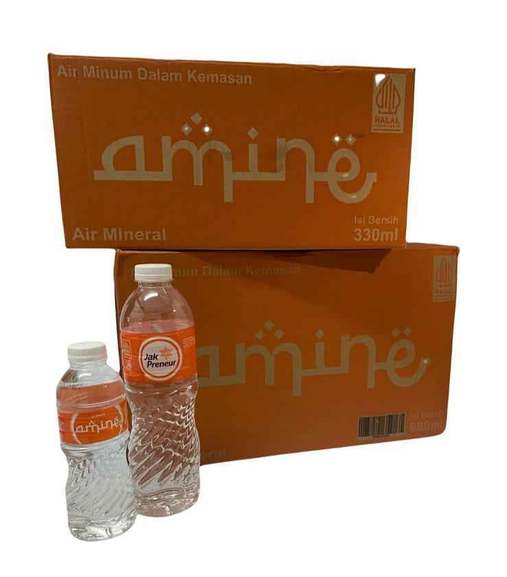 AIR MINERAL DALAM KEMASAN AMINE 600 ml