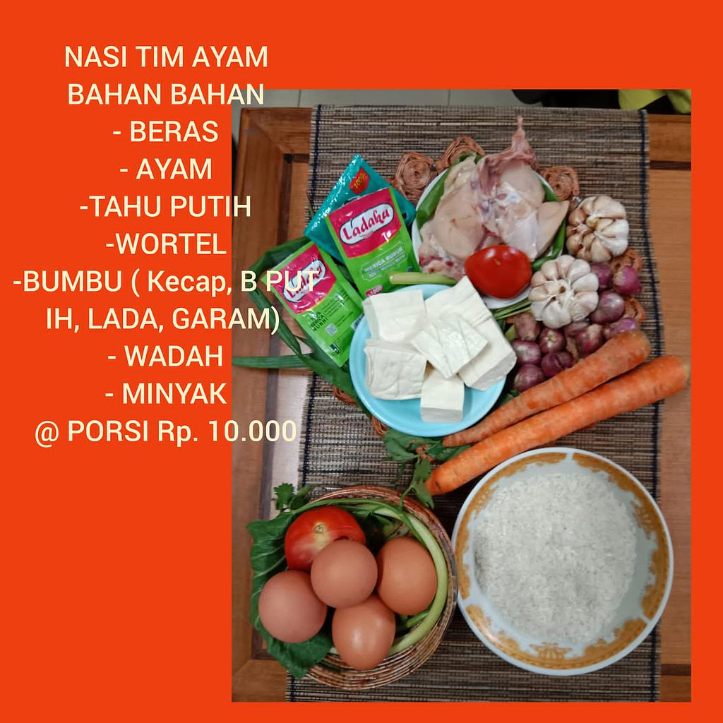 PMT Balita Nasi tim ayam