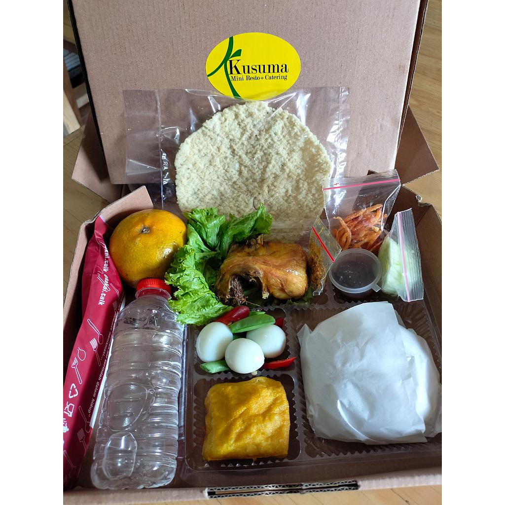 NASI KUSUMA MINI AYAM, DAGING, IKAN GORENG