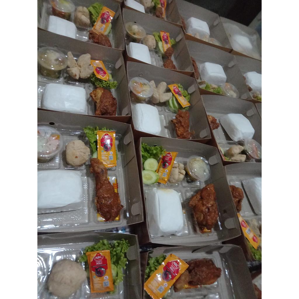 Paket Nasi Box Lembur Pegawai