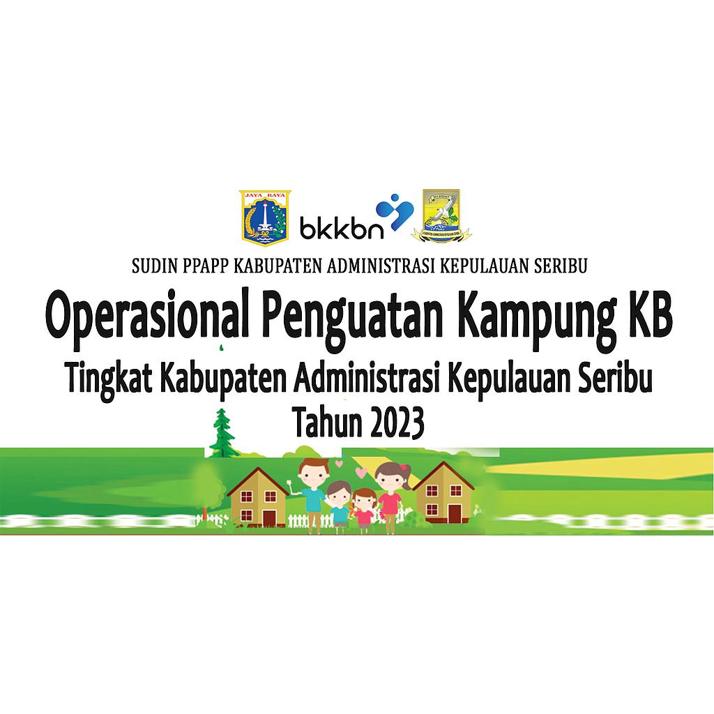 Spanduk - Operasional Penguatan Kampung KB di tingkat Kabupaten