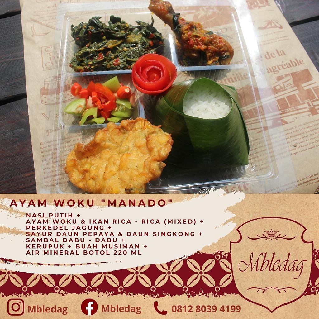 Nasi Manado (Box) by Mbledag Catering