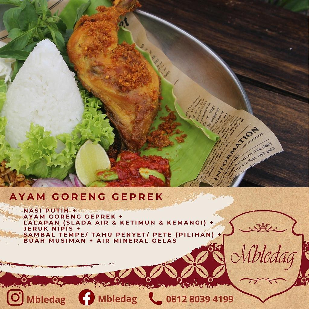 Paket Nasi Ayam Goreng (Box)