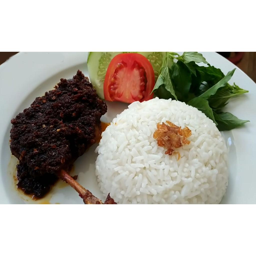 Nasi Bebek Bumbu Hitam Khas Madura