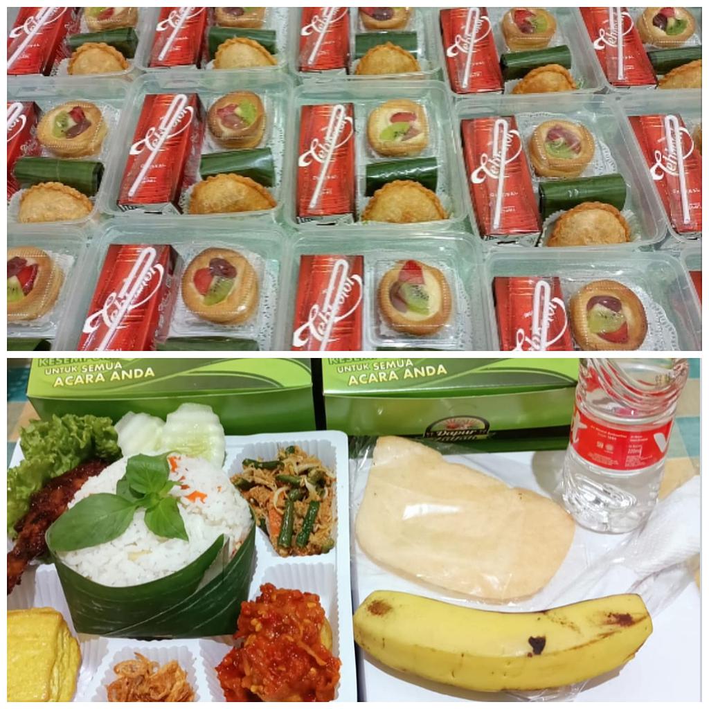 Paket nasi dan snack box Dapur Zulfah