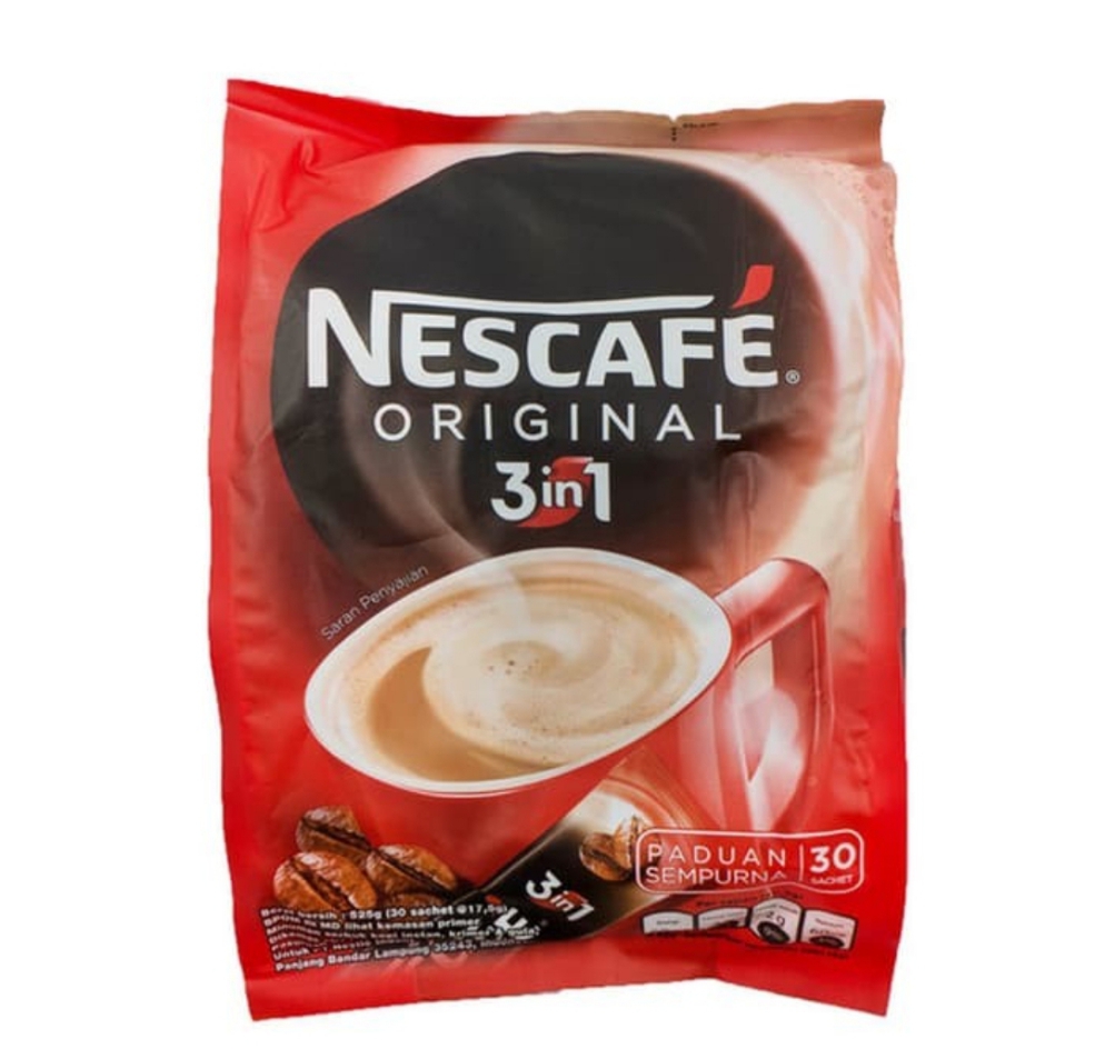 Nescafe Original 3 in 1, 525 gr kopi