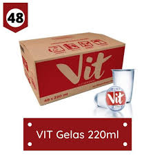 Air Mineral Dus VIT Gelas 220 ml