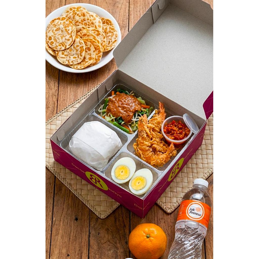 Nasi Pecel Komplit (Paket Ekonomis)