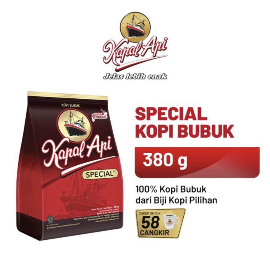 Kopi Kemasan 380 gram/Bungkus