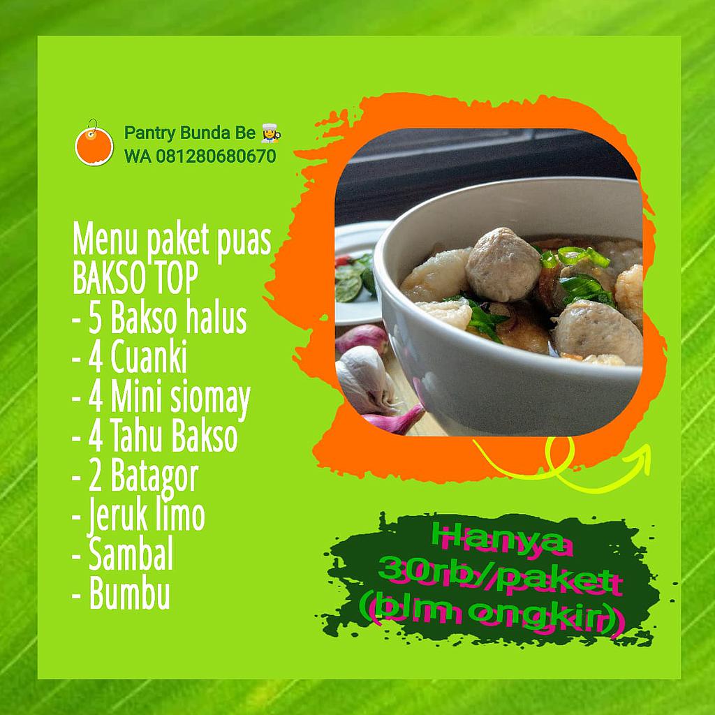 Paket Puas Baso Top