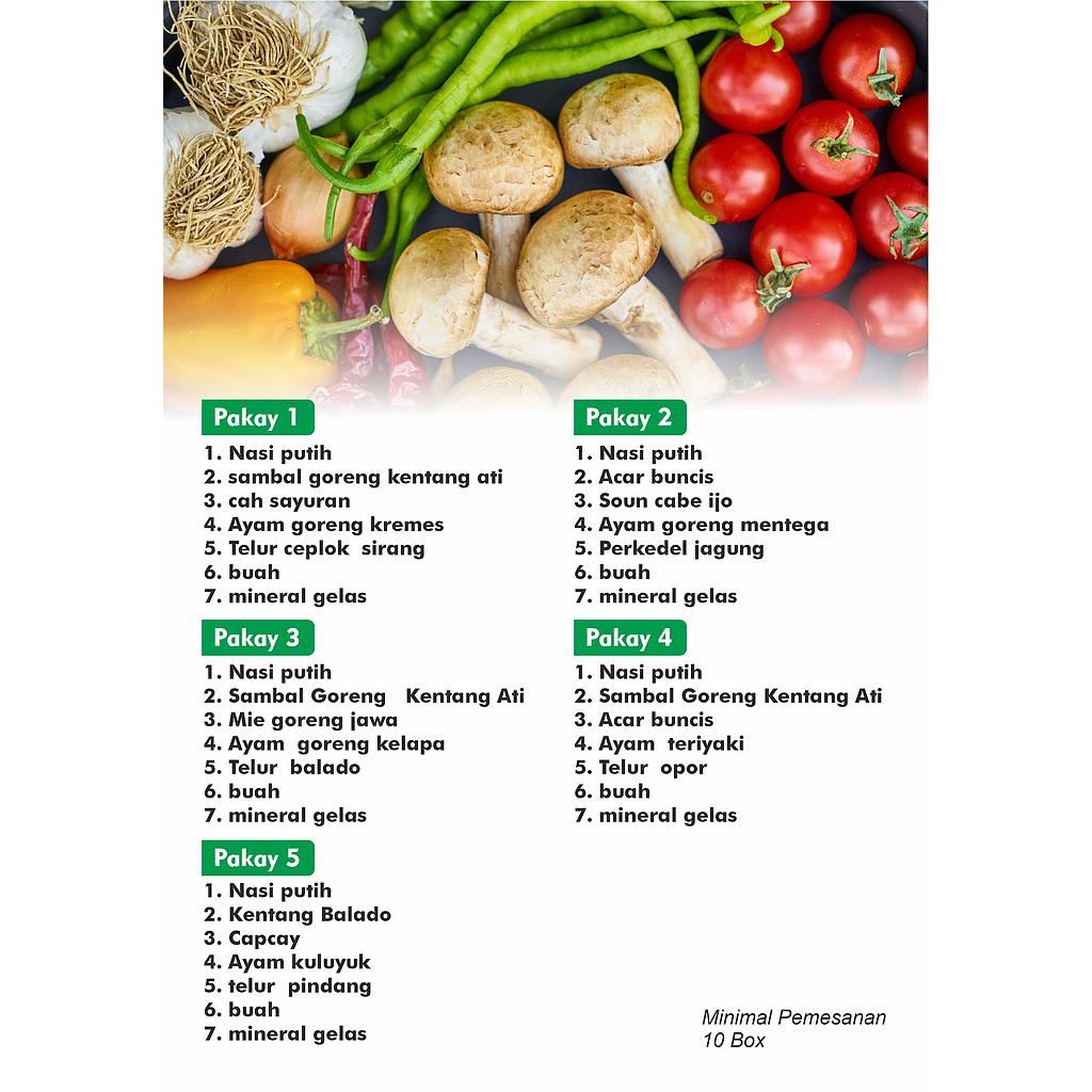 Menu Pakay Pakai Cleo