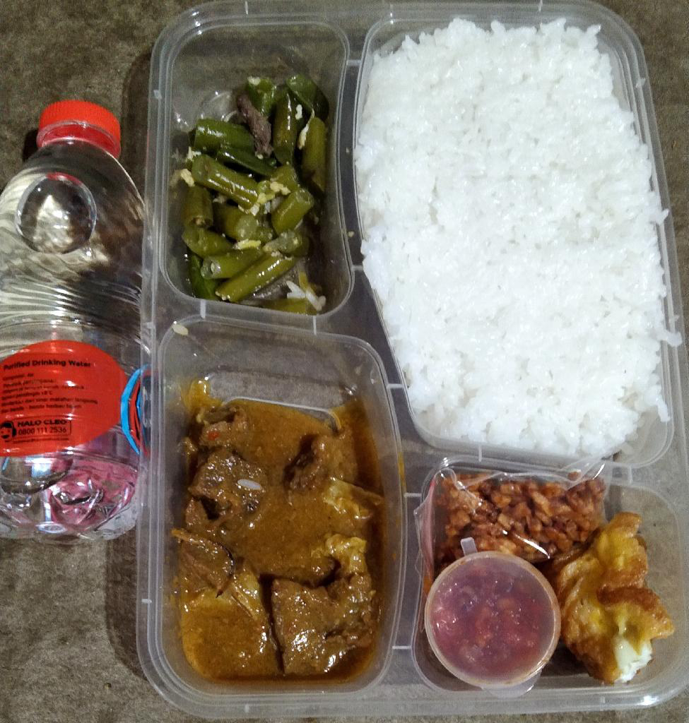 Nasi Beef teriyaki 