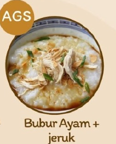 Bubur Ayam + Jeruk