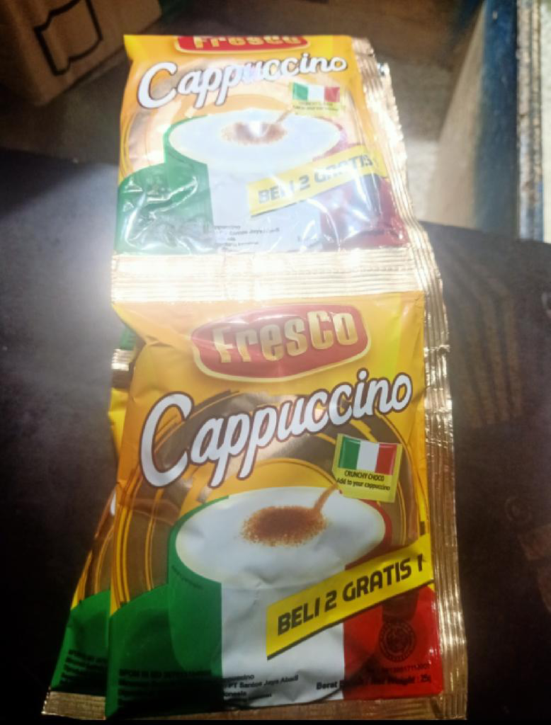 Kopi Fresco Capucino isi 15 saset