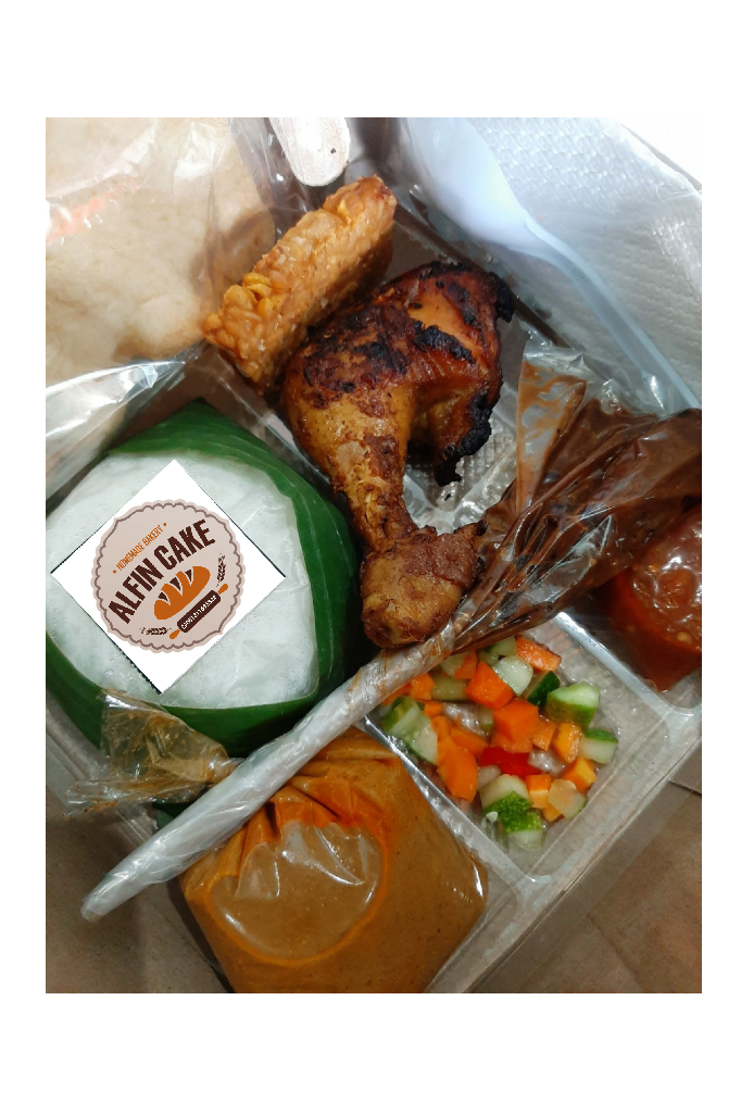 Paket Nasi Ayam Bakar Alfin Cakes