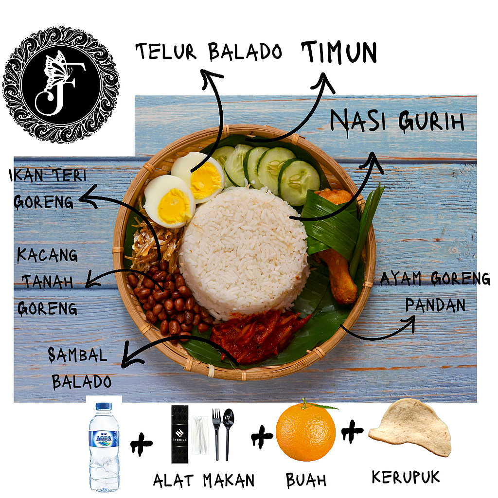 Nasi Box (Paket Nasi Lemak)