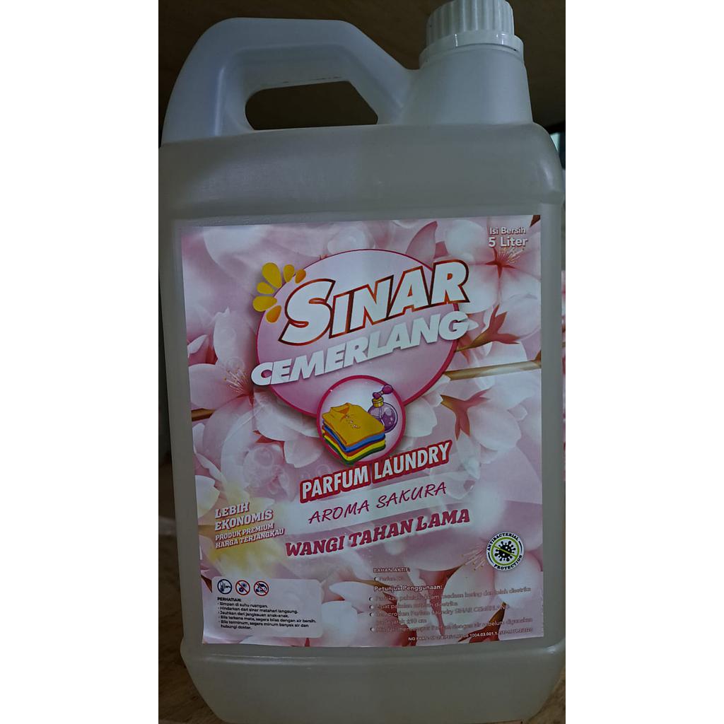 Parfum Laundry Sinar Cemerlang Aroma Sakura 5 Liter