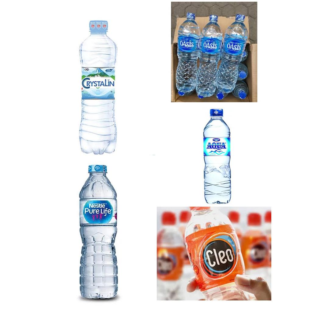 WS Air Mineral 600ml 1 Dus isi 24 botol