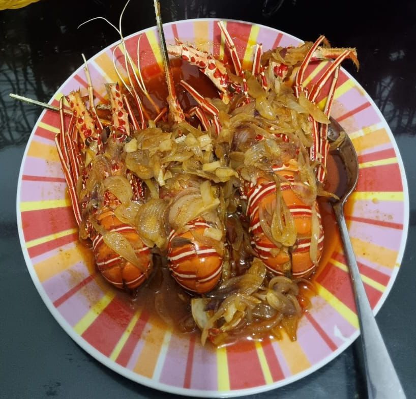 paket nasi lobster segar