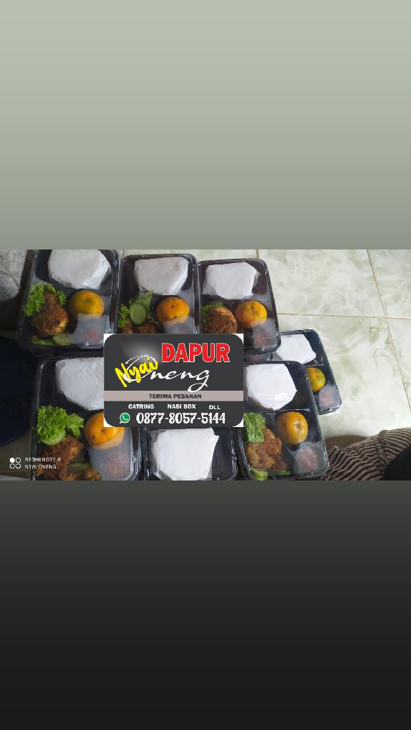 Nasi Box Ayam Goreng - Dapur Nyai Oneng