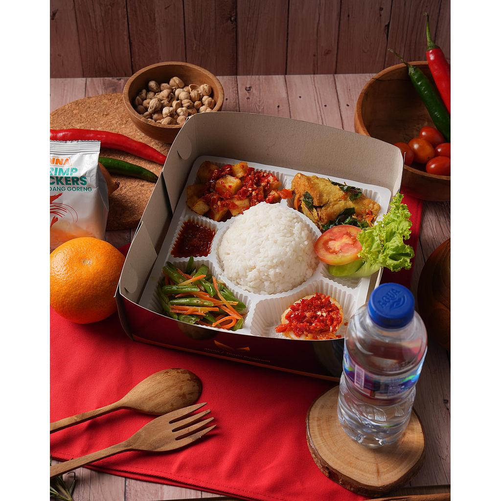 Nasi Box Ayam Woku