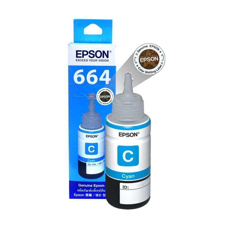 Tinta Printer Epson T6641 Cyan