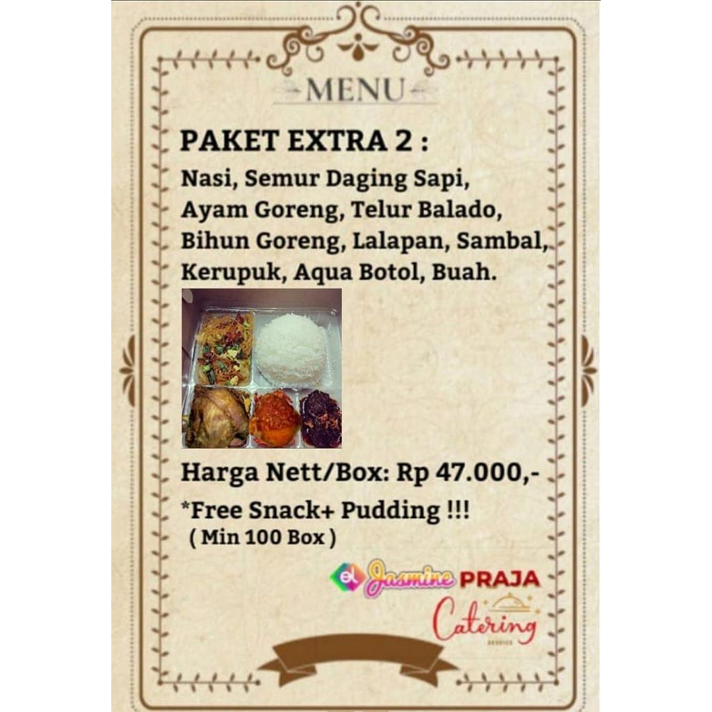 Nasi box paket extra 2