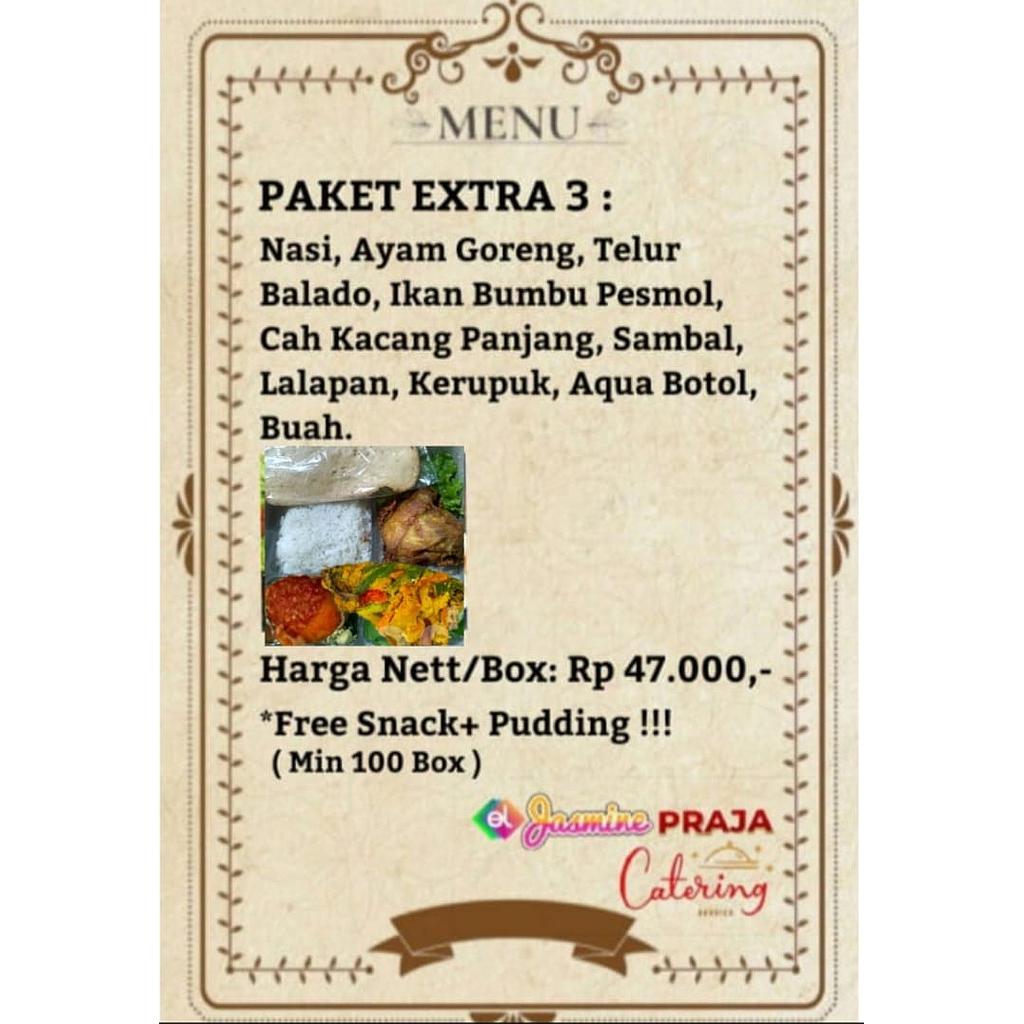 Nasi box paket extra 3