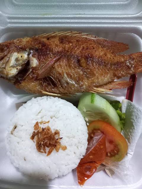 Nasi Ayam/Ikan Nila Goreng
