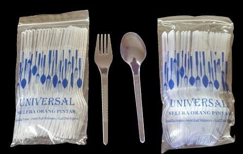 SENDOK/GARPU PLASTIK