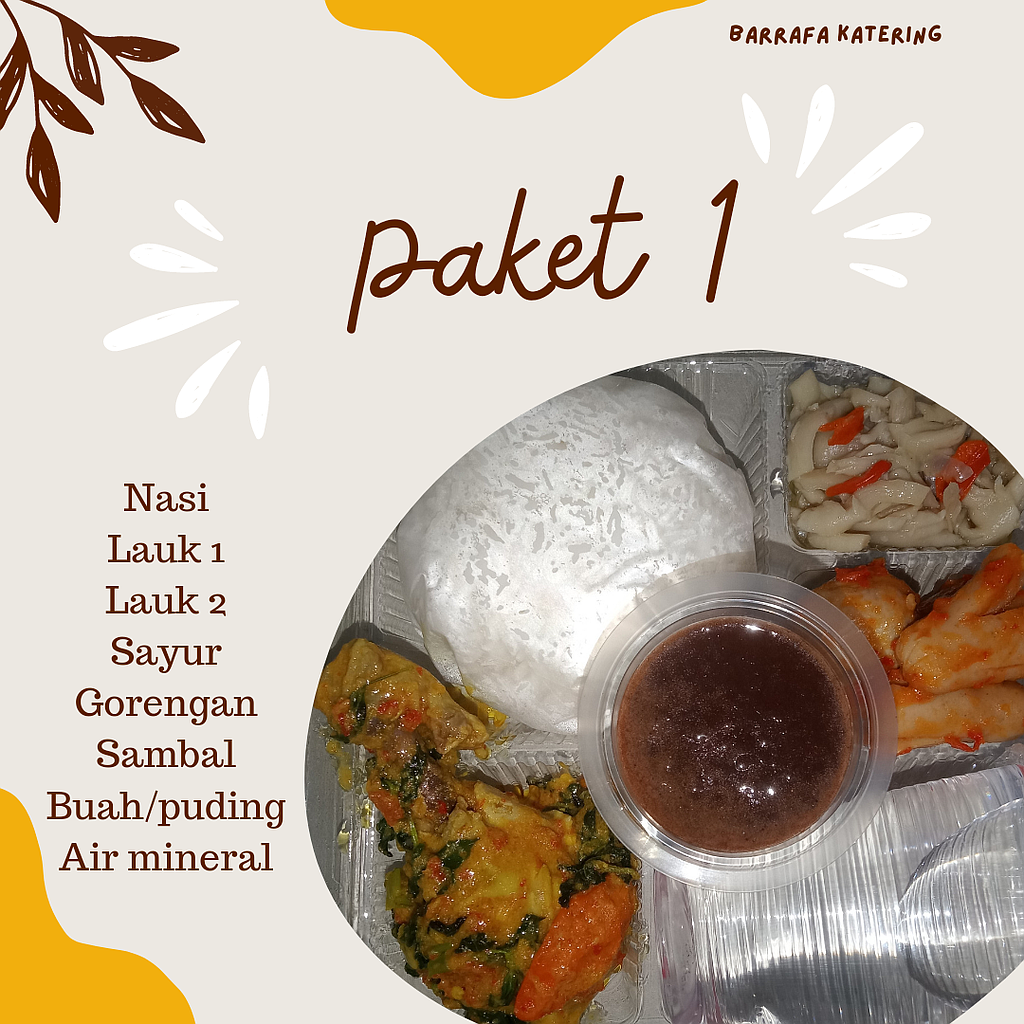 Paket 1 - Nasi Box Barafa