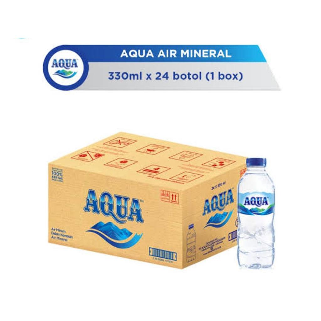 Air Mineral 330 ml Aqua