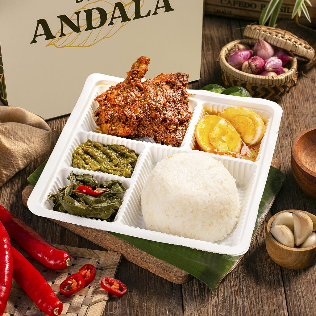 Lunch Box Nasi Padang | Dapur Andala @33.000