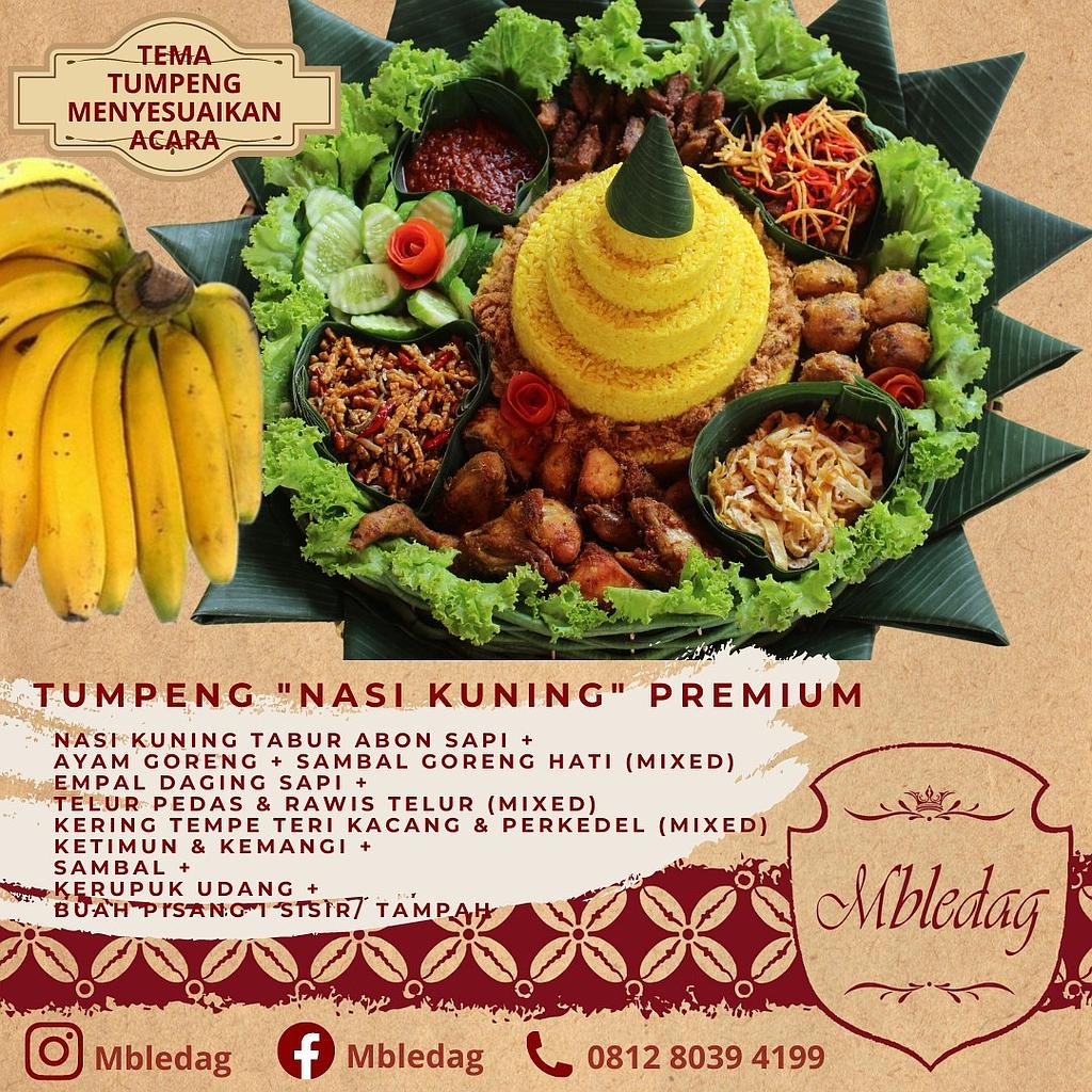 Tumpeng &quot;Nasi Kuning&quot; Premium (20 Porsi)