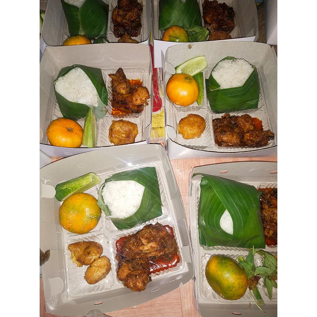 Nasi Box Paket C Ikan Bagor